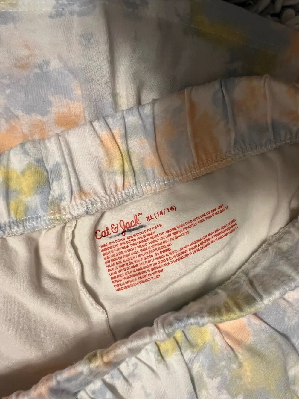 Cat and Jack Tie-Dye Skort